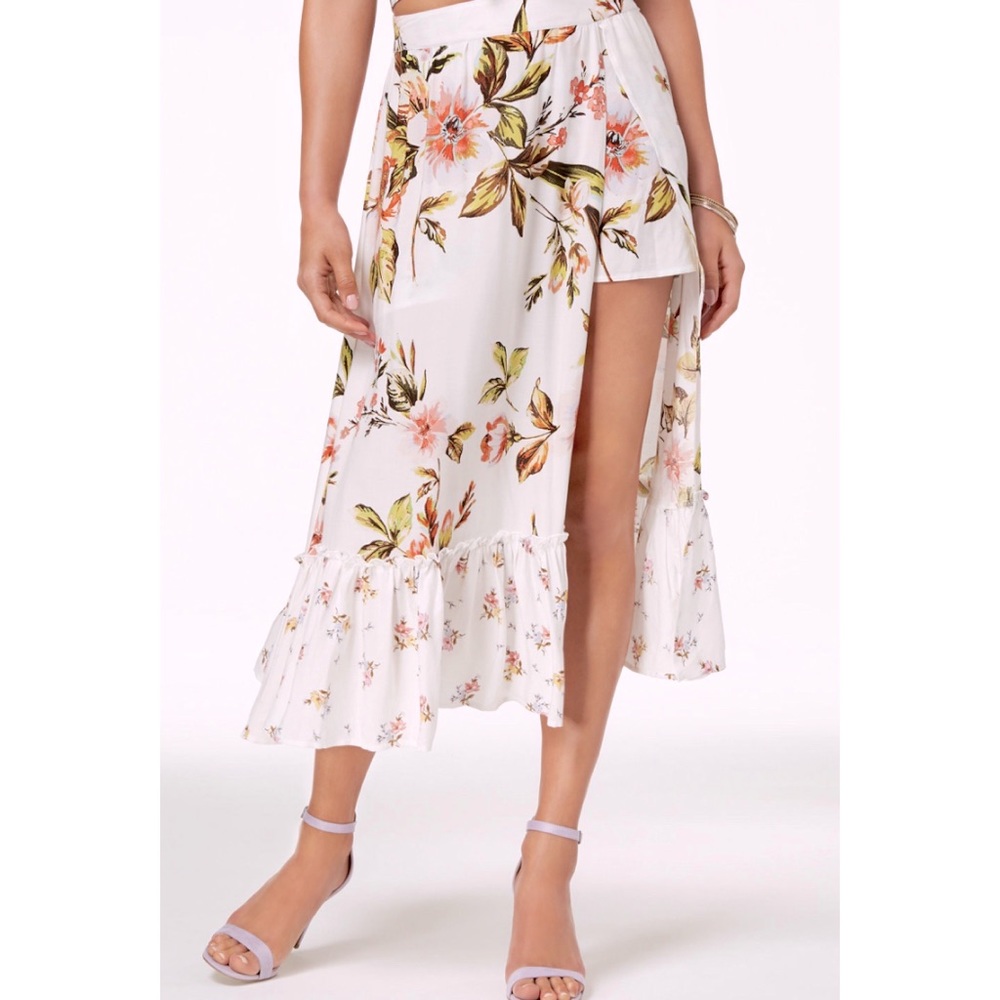Floral Print Skort